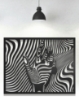Picture of The Morphing Hand 3D Optical Illusion Metal Wall Art