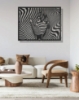 Picture of The Morphing Hand 3D Optical Illusion Metal Wall Art