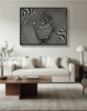 Picture of The Morphing Hand 3D Optical Illusion Metal Wall Art