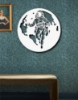 Picture of The Orbital Drift Astronaut & Earth Metal Wall Art