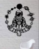 Picture of Zen Astronaut & Orbiting Planets Metal Wall Art