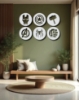 Picture of Avengers Icons 6-Piece Circular Metal Wall Art Set