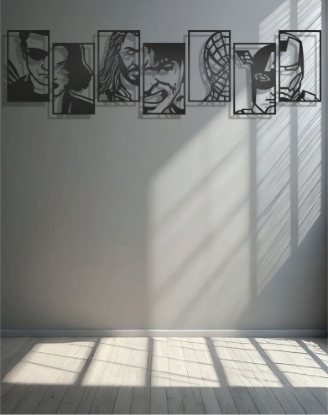 Picture of Avengers Ultimate 7-Panel Metal Wall Art Collection