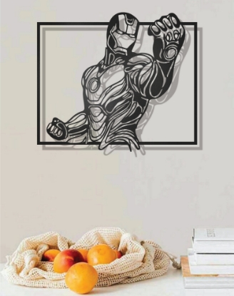 Picture of Iron Man Frame-Breaker 3D Metal Wall Art